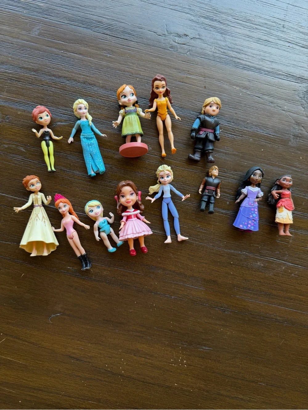 Disney Mini Princess & Character Figurine Set - Multicolor
